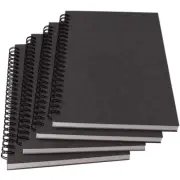 YUREE Notebook Spiral Journal Lined, A5, 100Gsm Thick Paper & Hard Kraft Cover,