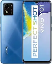 VIVO Y01 Smartphone Without Contract, 5,000 mAh Battery, Android 11 Mobile Phone 6.51 Inch Halo FullView, 13MP Main Camera, Slim 3D Design, 3+32GB