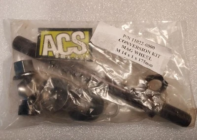 N.O.S. ACS Conversion Kit Mag Wheel Axle With Bolts, M14 x 1 x 175mm