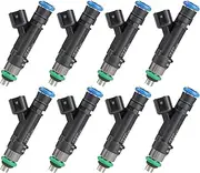 SCITOO Fuel Injectors Automotive Engine 4 Holes 8Pcs Replacement For Ford For F-150 2011-2015,For Ford For Lobo 2011-2017,For Ford For Mustang 2011-2015