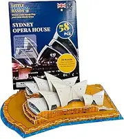 Little Learning Hands 3D Puzzles for Adults and Kids | Sydney Opera House 3D Puzzle | Australia Architecture Model Kit | Birthday Gifts for Kids, Teens and Adults