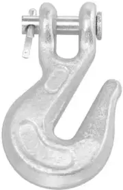 NEW LOT OF (5) CAMPBELL 1/2" GRADE 43 ZINC CHAIN CLEVIS GRAB HOOKS 6536015