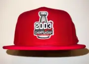 New Jersey NJ Devils 2003 Stanley Cup Reunion Hat Ring Mitchell & Ness