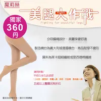 在飛比找PChome24h購物優惠-【魔莉絲彈性襪】中重織360DEN西德棉褲襪一組三雙(中階，