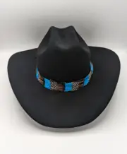 WESTERN COWBOY Feather Hatband tie for Cowboy hat - FHB-01C