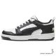 Puma 休閒鞋 男鞋 女鞋 皮革 Rebound v6 Low 白黑 39232801