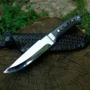 Hand Forged J2 Steel Chef Knife Kitchen Knife Dining Knife wood Handle