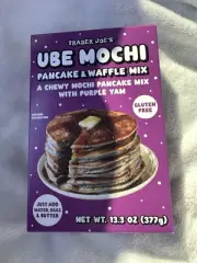 Trader Joes UBE MOCHI Pancake & Waffle Mix