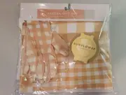 Dwarf Sunflower Seed Kit with Yellow Gingham Apron and Garden Gloves