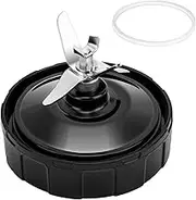 Blender 7 Fin Extractor blade assembly with rubber gasket compatible with Nurti Ninja Blender Automatic iQ BL480 BL482 BL642 BL682 NN102