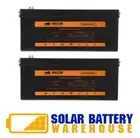 12v 600AH (2X300) DEEP CYCLE GEL AGM BATTERY BANK OFF GRID MAXON SOLAR Volt Amp