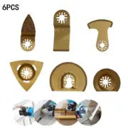 Multi Tool Blades for Polishing Cement and Removing Grout 6pcs Set