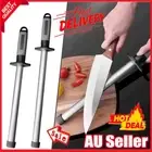 Diamond Knife Sharpening Steel Honing Rod Oval Stick Kitchen Sharpener ZV