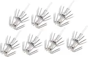 Glow-in-The-Dark Octopus Hook Luminous Squid Fishing Hooks 7pcs Stainless Steel Night Fishing Gear