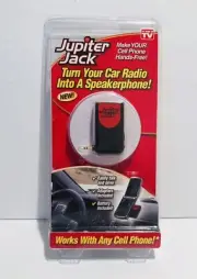 Jupiter Jack Hands Free Cell Device Turn Car Radio into a Speaker Phone New