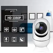 Surveillance Recorder Intelligent High-Definition Wireless Camera Home Indoor WiFi Remote Surveillance Camera Home Monitor 1080P Us Plug