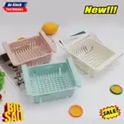 Kitchen Freezer Fridge Space Saver Storage Box Organizer Holder Shelf Rack DY