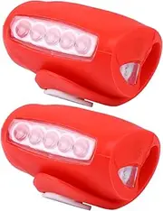 UPKOCH Set of 2 Bicycle Equipment Rear Cycle Lights Led Strobe Bike Solar Lights