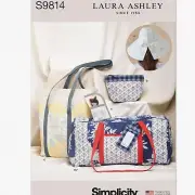 Laura Ashley's Travel Chic Sewing Kit: Hat, Duffel, Tote, Cosmetic Case & Luggag