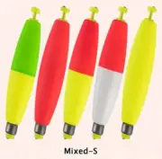 Weighted Bobber Fishing Float 3/32 Ounce 2 Inch Florescent Color 5 Pack