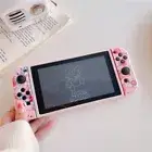 Cartoon Kirby for Nintendo Switch Split Console NS OLED Silicone Protective Case
