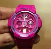Casio Baby-G BGA-210-4B2 Pink Resin Analog Digital Sporty Fashion Lady Watch