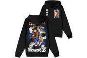 Dragon Ball Z Front and Back Print Pullover Hoodie
