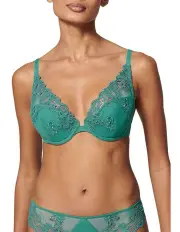 [Simone Perele] Saga Triangle Push Up Bra in Green