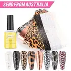 10 Styles Animal Leopard Snake Prints Transfer Foil Paper Set Star Glue Nail Art