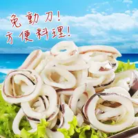 在飛比找松果購物優惠-免運【賣魚的家】美味鮮凍魷魚圈(1kg/包) (4.6折)