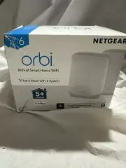 New orbi tri-band wifi 6 mesh system AX5400 RBK762 Router And Satellite 1a1