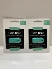 (2) SanDisk Cruzer Snap 64GB USB Flash Drive SDCZ62-064G-A4CG