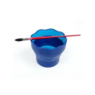 輝柏嘉折疊洗筆盅 伸縮涮筆杯 桌上用小水杯 筆洗水彩洗筆筒