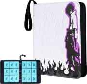 Card Binder 720 Pockets,9 Pocket Trading Card Binder with 40 Removable Sleeves,3