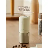 在飛比找ETMall東森購物網優惠-電動磨豆機鋼芯咖啡豆研磨機便攜式手動手磨咖啡機小型自動研磨器