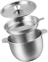 Stainless Steel Oil Storage Basin Multi Functional Kitchen Container for Cooking Grease and Versatile for Home Restaurant and Catering Use