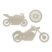 Motorcycles Chipboard (3pc) CO726013