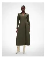 [Witchery] Hook And Eye Dress in Olive