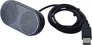 USHONK USB Mini Speaker Computer Speaker Powered Stereo Multimedia Speaker for Notebook Laptop PC(Black)