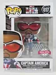 Captain America SE 817 FUNKO POP VINYL NEW IN MINT BOX + PROTECTOR