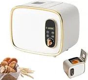 Smart Bread Maker, 13 in 1 Automatic Bread Machine, 15H Timer and 1H Keep Warm, 400W Visual Breadmaker, Intelligent Temperature Control, Multifunctional Bread Maker for Home, Kitchen