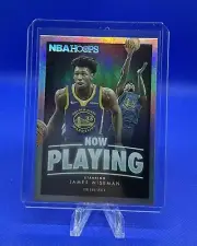 2020-21 Panini NBA Hoops James Wiseman Now Playing Silver Holo RC SS-2