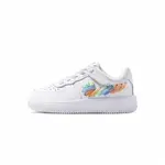 NIKE AIR FORCE 1 LV8 中童 白 AF1 休閒 皮革 運動 低筒 魔鬼氈 休閒鞋 FN4890-100