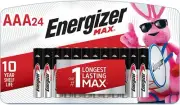 Energizer Max Premium AAA Batteries, Alkaline Triple A Battery (24 Count)