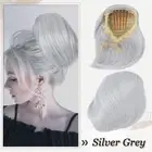 Hepburn Drawstring Ponytail Comb Clip In Hair Bun Chignon Hair Extension Chignon