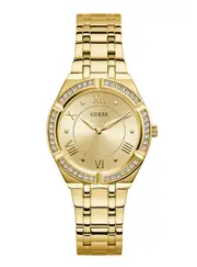 GUESS Women's Gold Cosmo Crystal Watch One Size