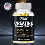 Creatine Monohydrate 5000mg - Enhance Muscle Mass, Endurance & Performance