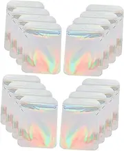 SEWACC 50Pcs Transparent Jewelry Storage Bags Sealing Pouches for Necklaces Rings and Earrings Small Visible Jewelry Bags for Organizing and Protecting Accessories