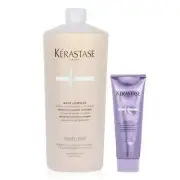 Kerastase Blond Absolu Set 2: Shampoo & Fortifying Treatment (Lightened or Hi...