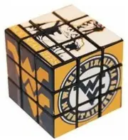 West Virginia Moutaineers Toy Puzzle Cube [NEW] NCAA Game Plastic Rube